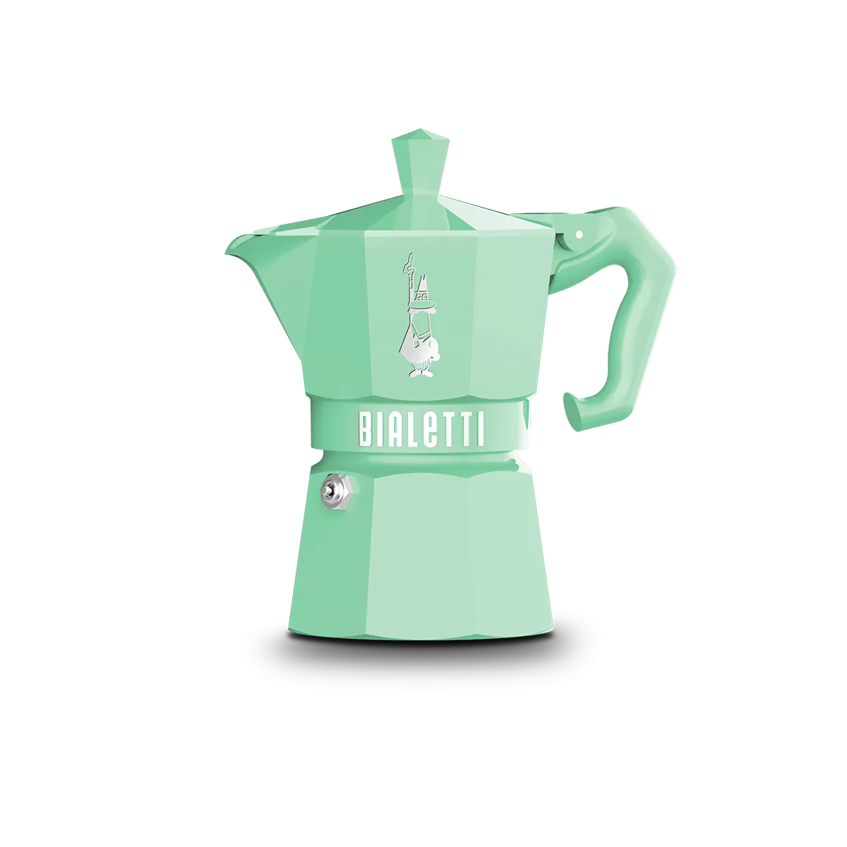 Moka Exclusive Bialetti - Linea Exclusive, Disponibile in Più Colori, Made in Italy, Design Vintage con Finitura Lucida