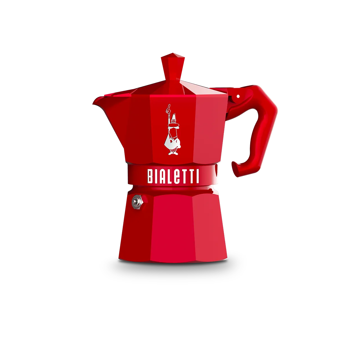 Moka Exclusive Bialetti - Linea Exclusive, Disponibile in Più Colori, Made in Italy, Design Vintage con Finitura Lucida
