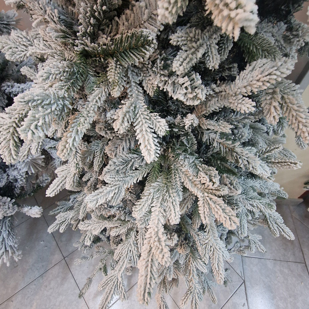 Grinch Slim Innevato Albero di Natale PVC + Silicone Alta Qualità (50%-50%) Varie Dimensioni 180 / 210 / 240 cm Altezza