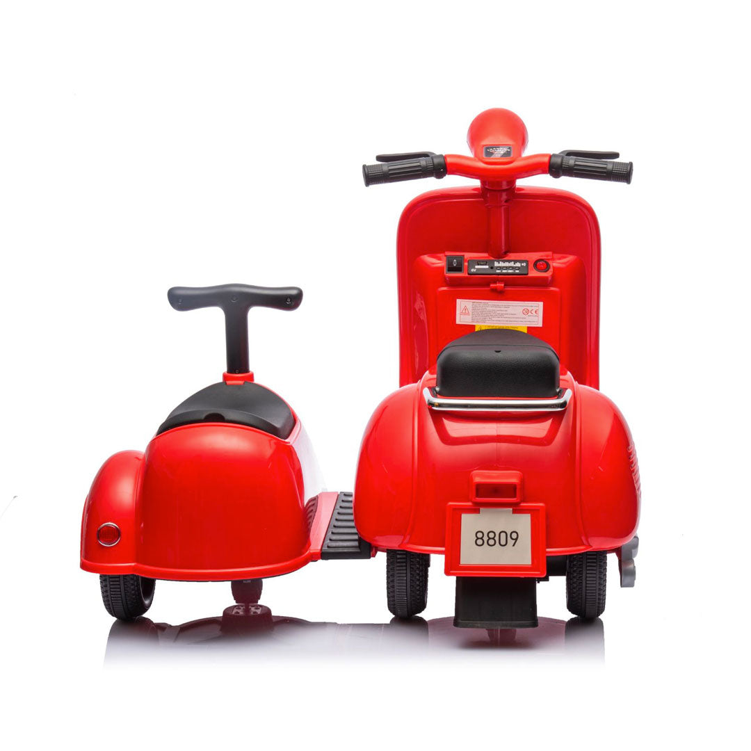 Vespa Sidecar Small Moto Elettrica per Bambini 6v