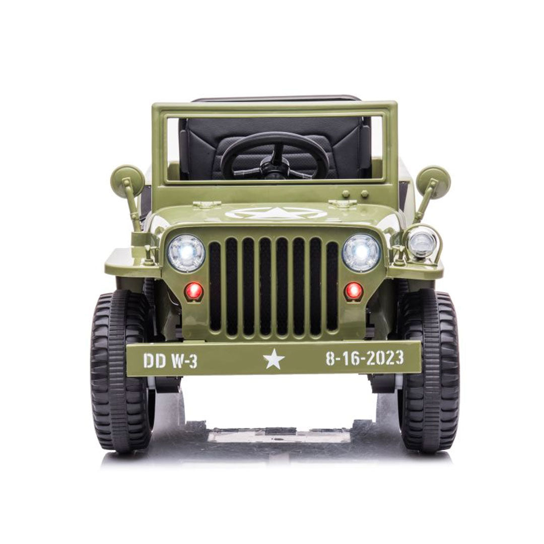 Jeep Military 4x4 Electric Car for Kids 12v