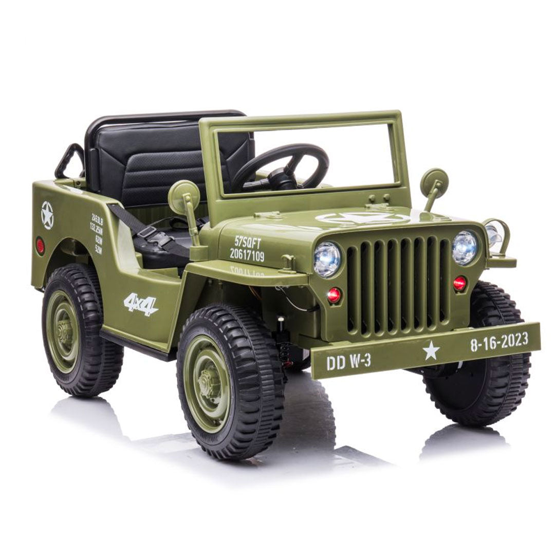 Jeep Military 4x4 Electric Car for Kids 12v Espomasishop