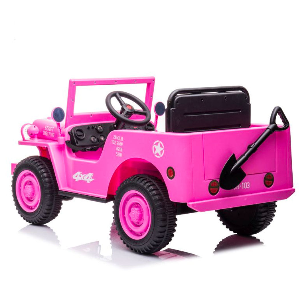 Jeep Military 4x4 Electric Car for Kids 12v