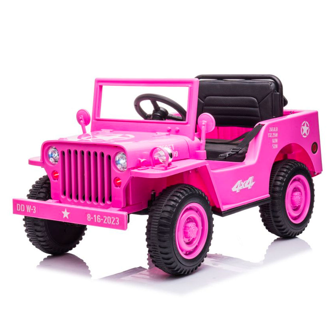 Jeep Military 4x4 Electric Car for Kids 12v