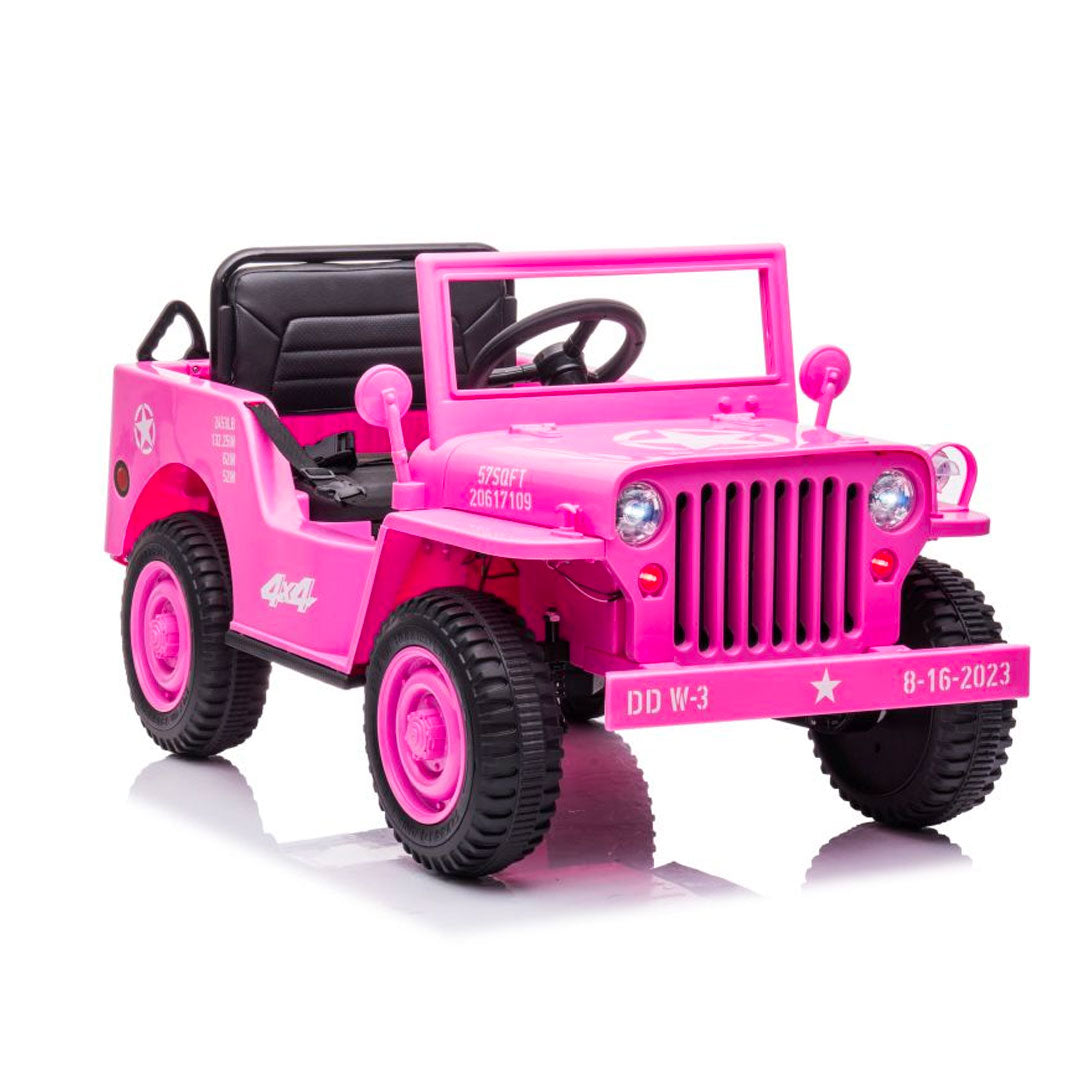 Jeep Military 4x4 Electric Car for Kids 12v
