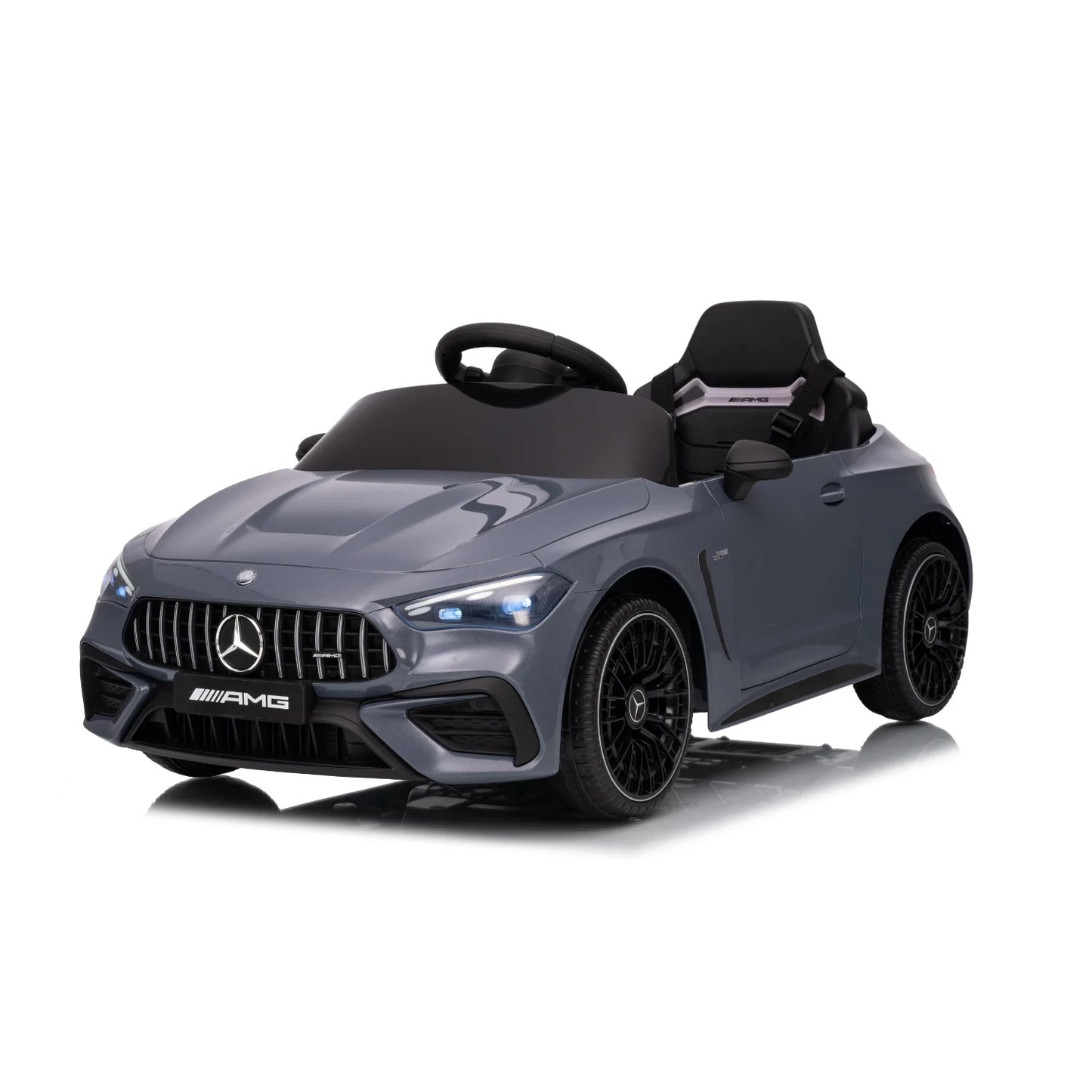 Mercedes CLE Benz Auto Elettrica 12V per Bambini con Licenza Ufficiale – Telecomando Parentale, Sedile in Pelle, MP3 USB, Luci LED e Porte Apribili