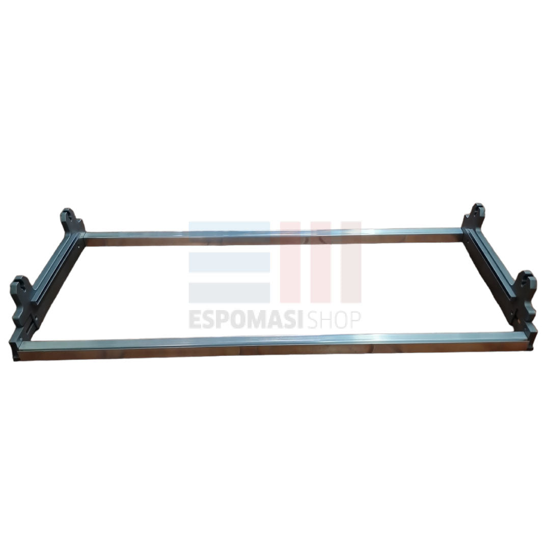 Scolapiatti in Acciaio Inox con Telaio in Alluminio Larghezza 86-76-56 cm Profondità Regolabile