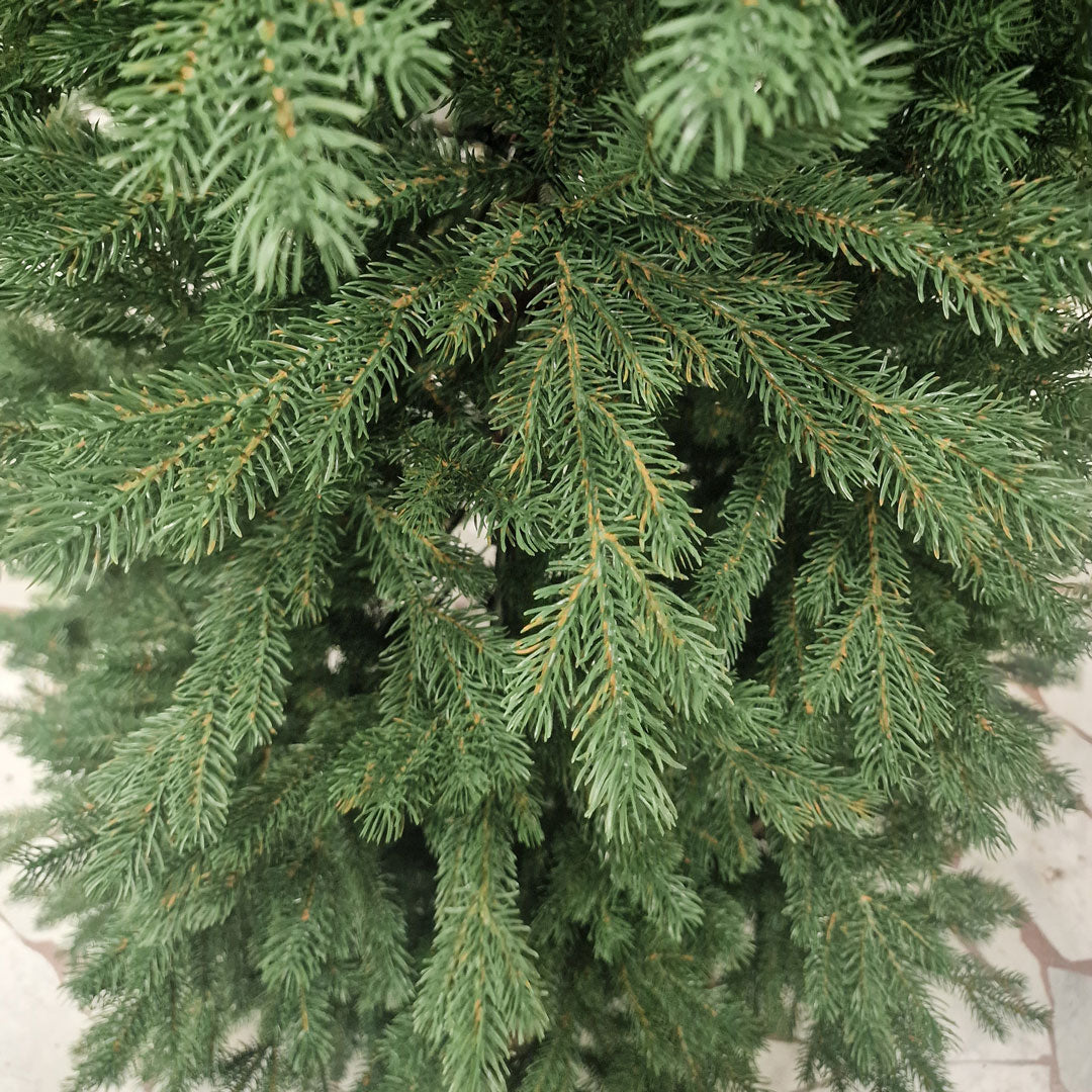 Finlandia Verde Albero di Natale 100% Silicone Alta Qualità Varie Dimensioni 180 / 210 / 240 cm Altezza