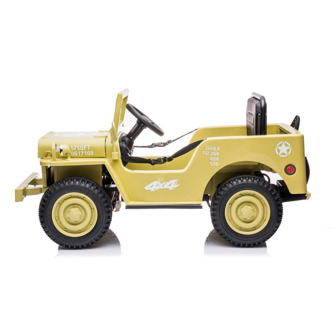 Jeep Military 4x4 Electric Car for Kids 12v