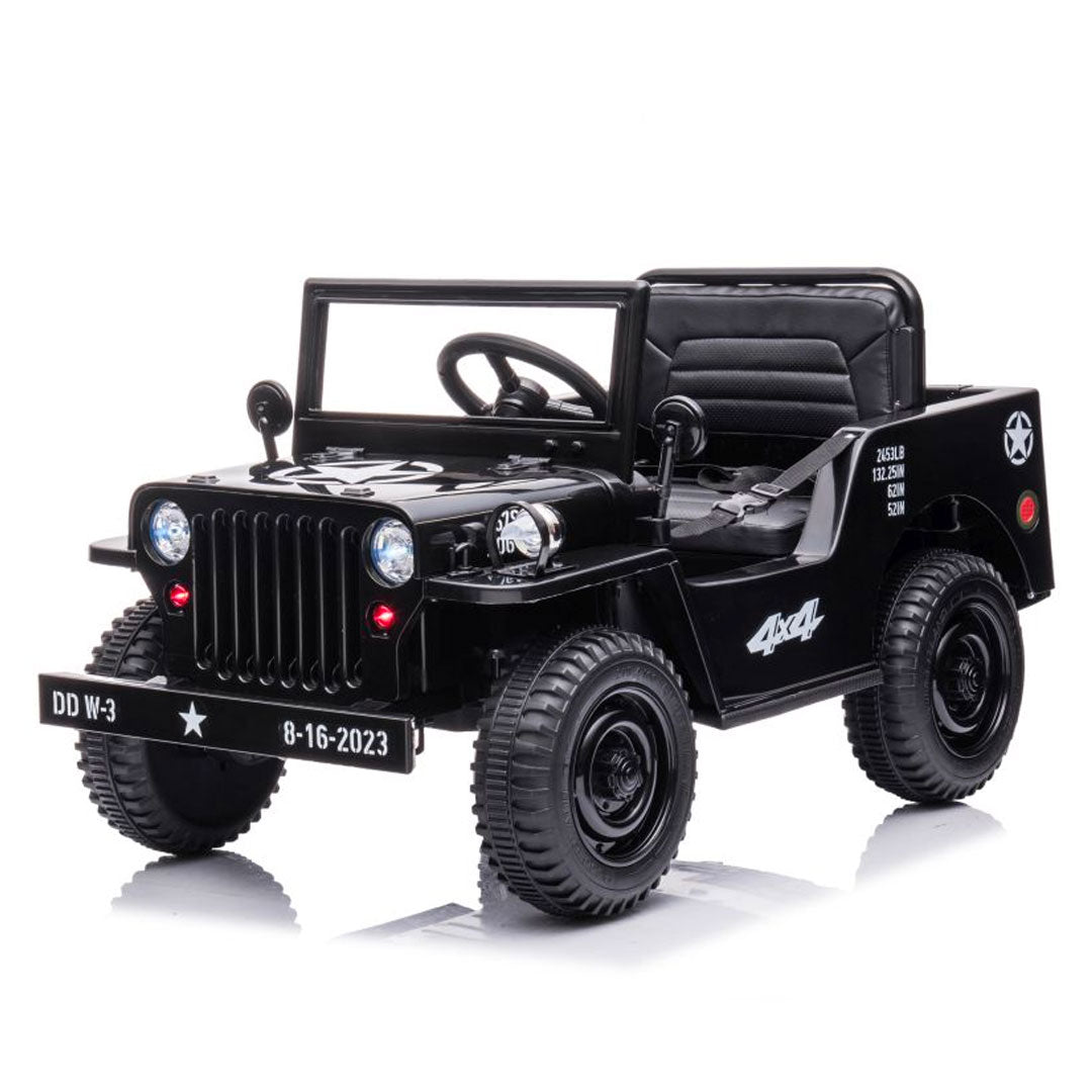 Jeep Military 4x4 Electric Car for Kids 12v