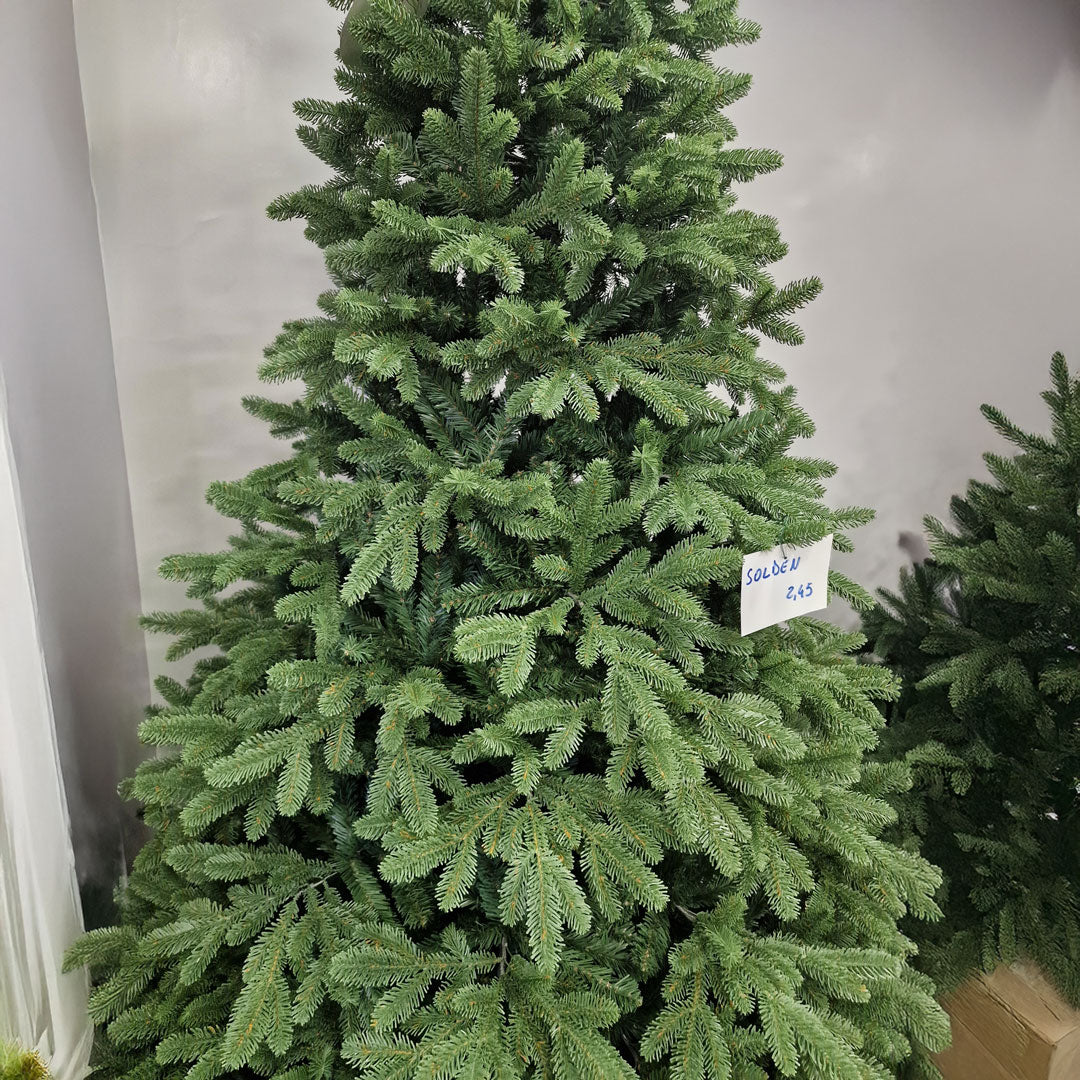 Solden Christmas Tree MIXED PVC + SILICONE 40%+60% HIGH QUALITY 180 / 245 Cm Height