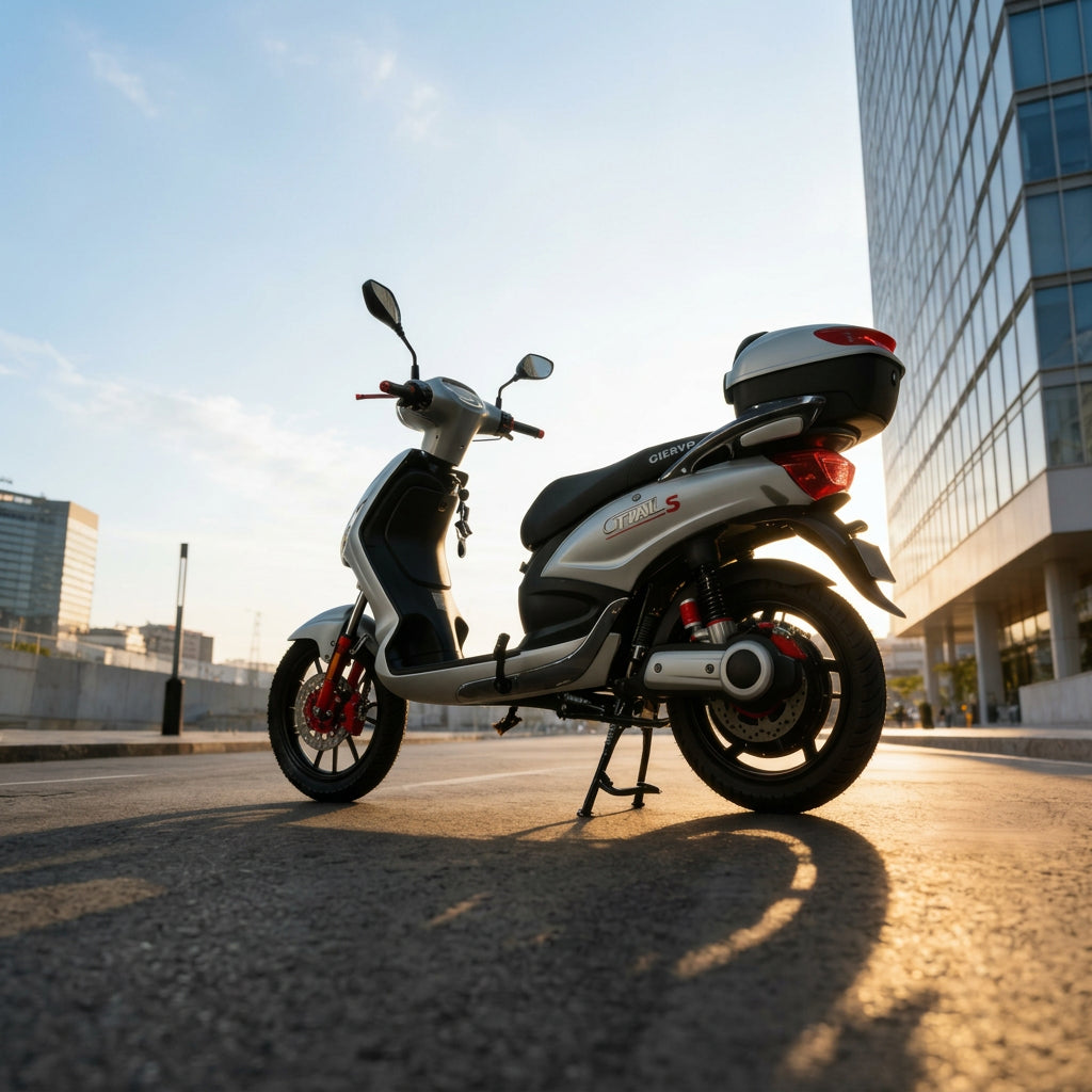 CITYALL V60 DURACEL Versione PREMIUM Scooter/Motorino Elettrico Luxury 1000W Omologato e Targabile 2 Posti con Batteria Litio 60V 31Ah – Ammortizzatori Posteriori a Gas, Autonomia fino a 60 Km, Bluetooth, NFC, Full Optional