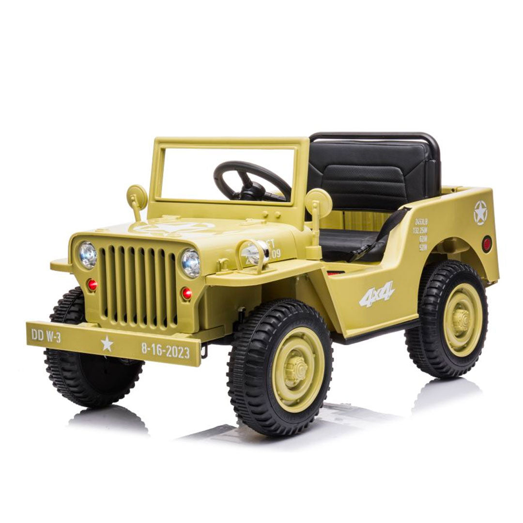 Jeep Military 4x4 Electric Car for Kids 12v