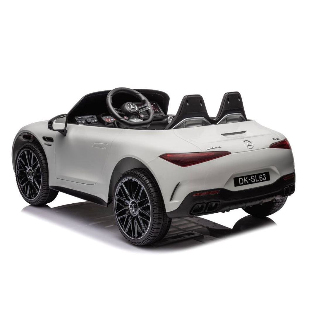 NOVITÀ Mercedes AMG SL63 Extralarge Macchina Elettrica per Bambini 24v Full Optional Potente 2 Motori da 200 Watt Ruote in Gomma