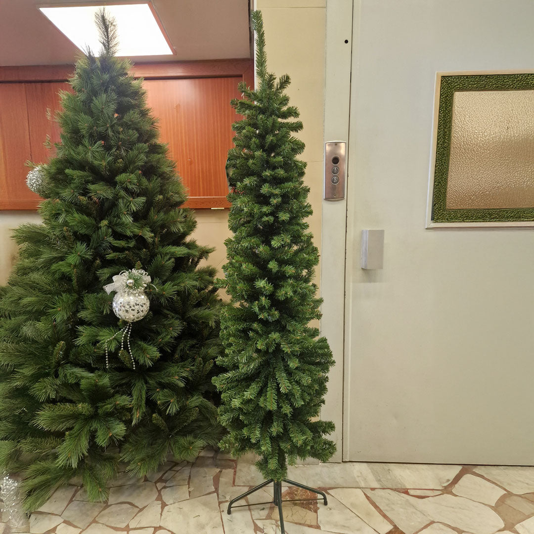 Pincill Slim Green Christmas Tree Various Sizes 180 / 210 / 240 PVC