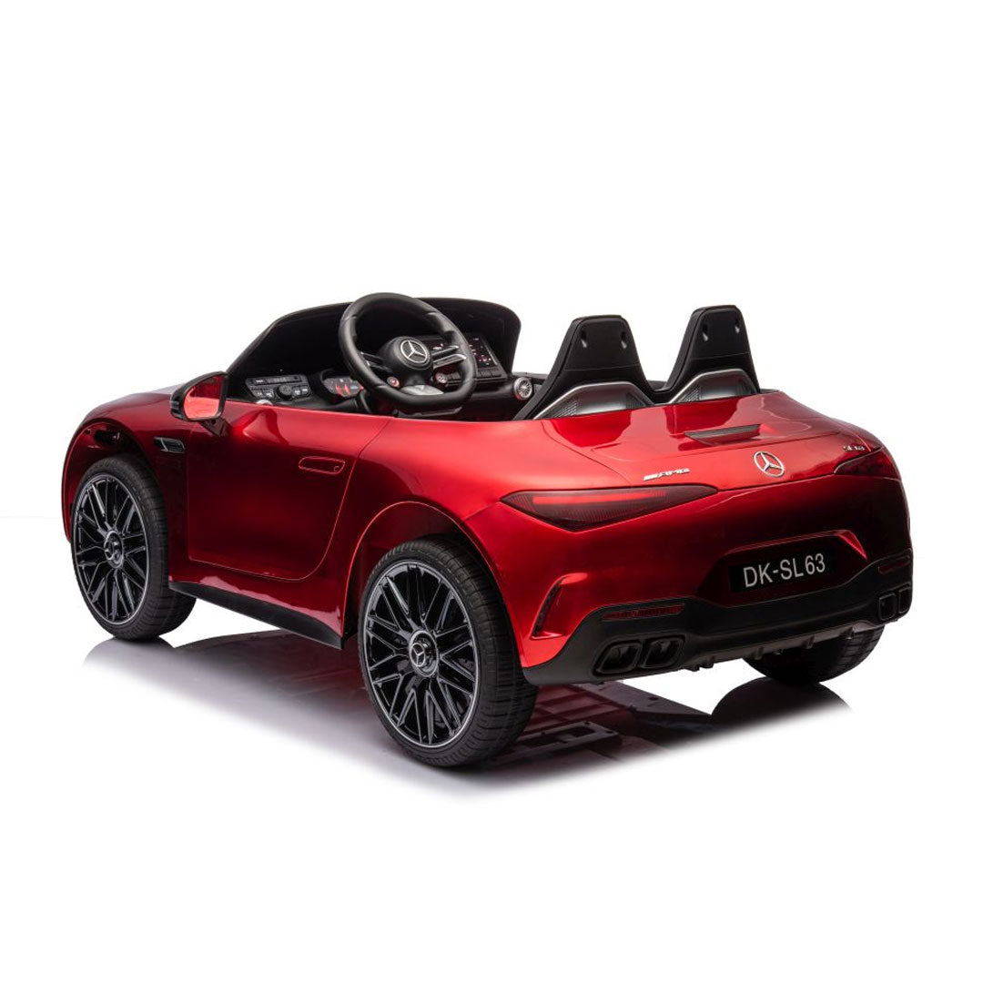 NOVITÀ Mercedes AMG SL63 Extralarge Macchina Elettrica per Bambini 24v Full Optional Potente 2 Motori da 200 Watt Ruote in Gomma
