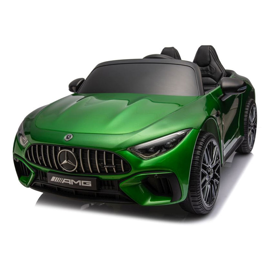 NOVITÀ Mercedes AMG SL63 Extralarge Macchina Elettrica per Bambini 24v Full Optional Potente 2 Motori da 200 Watt Ruote in Gomma