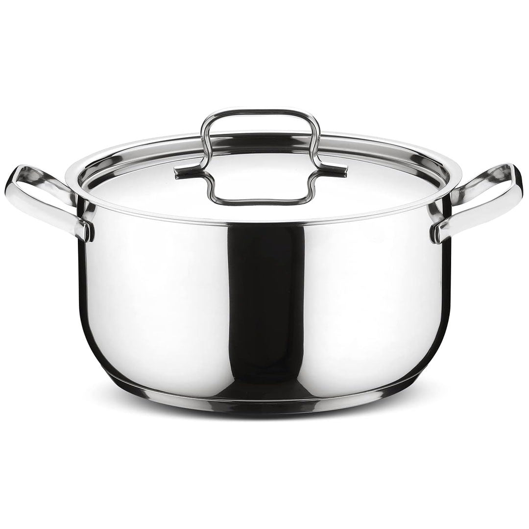 Lagostina Sfiziosa Set di Pentole Induzione, Gas e Forno in Acciaio Inox 18/10, 24 Pezzi, Fondo Lagoseal Plus Triplo Strato,
