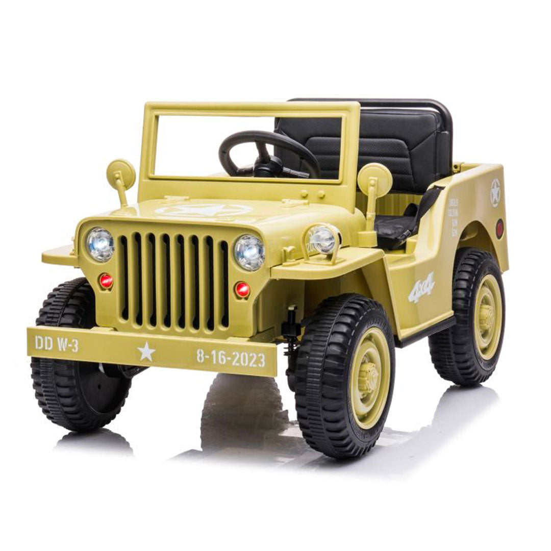 Jeep Military 4x4 Electric Car for Kids 12v