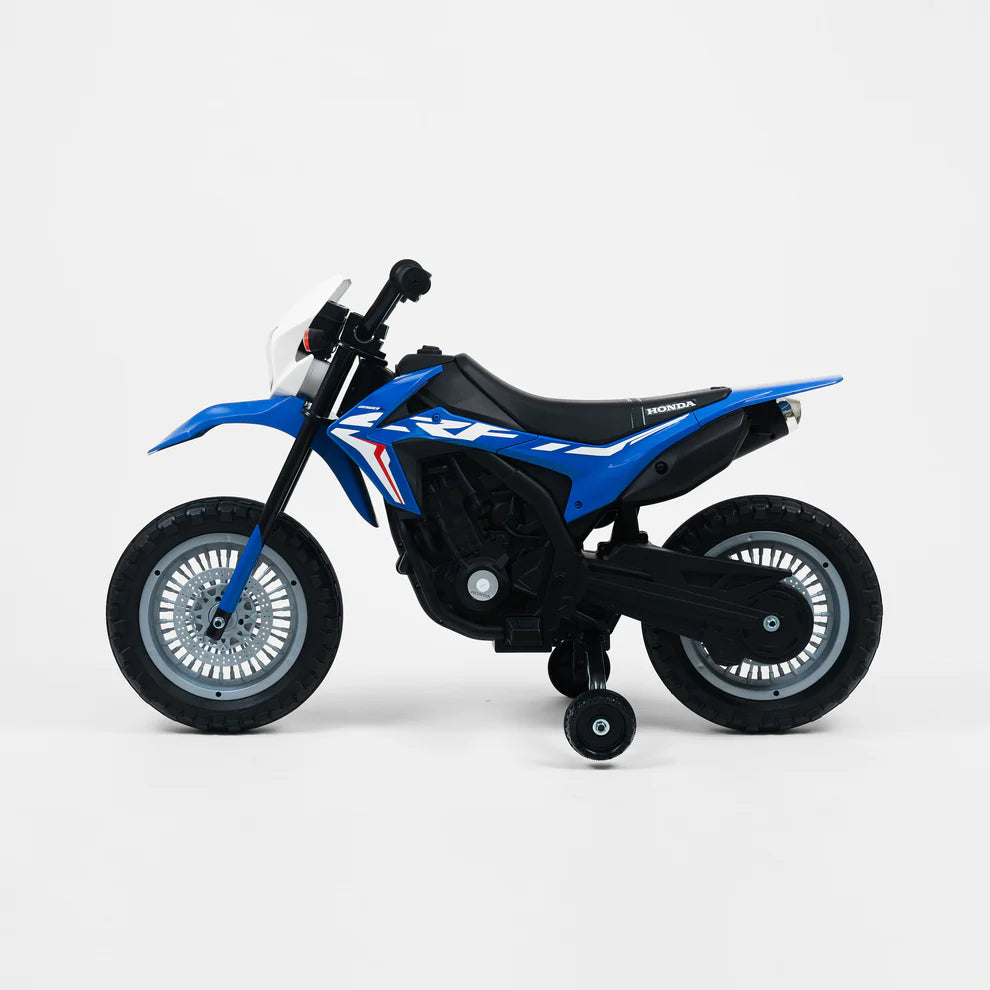 Honda CRF 250 Moto Elettrica per Bambini – Sedile in Pelle