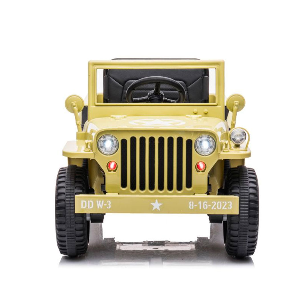 Jeep Military 4x4 Electric Car for Kids 12v