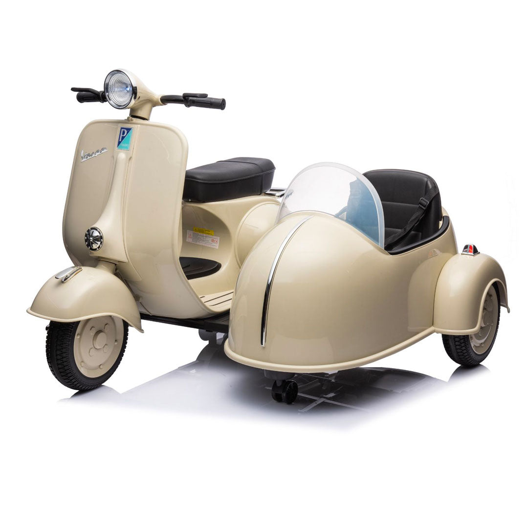 Vespa Sidecar Big Electric Motorcycle for Children 12v