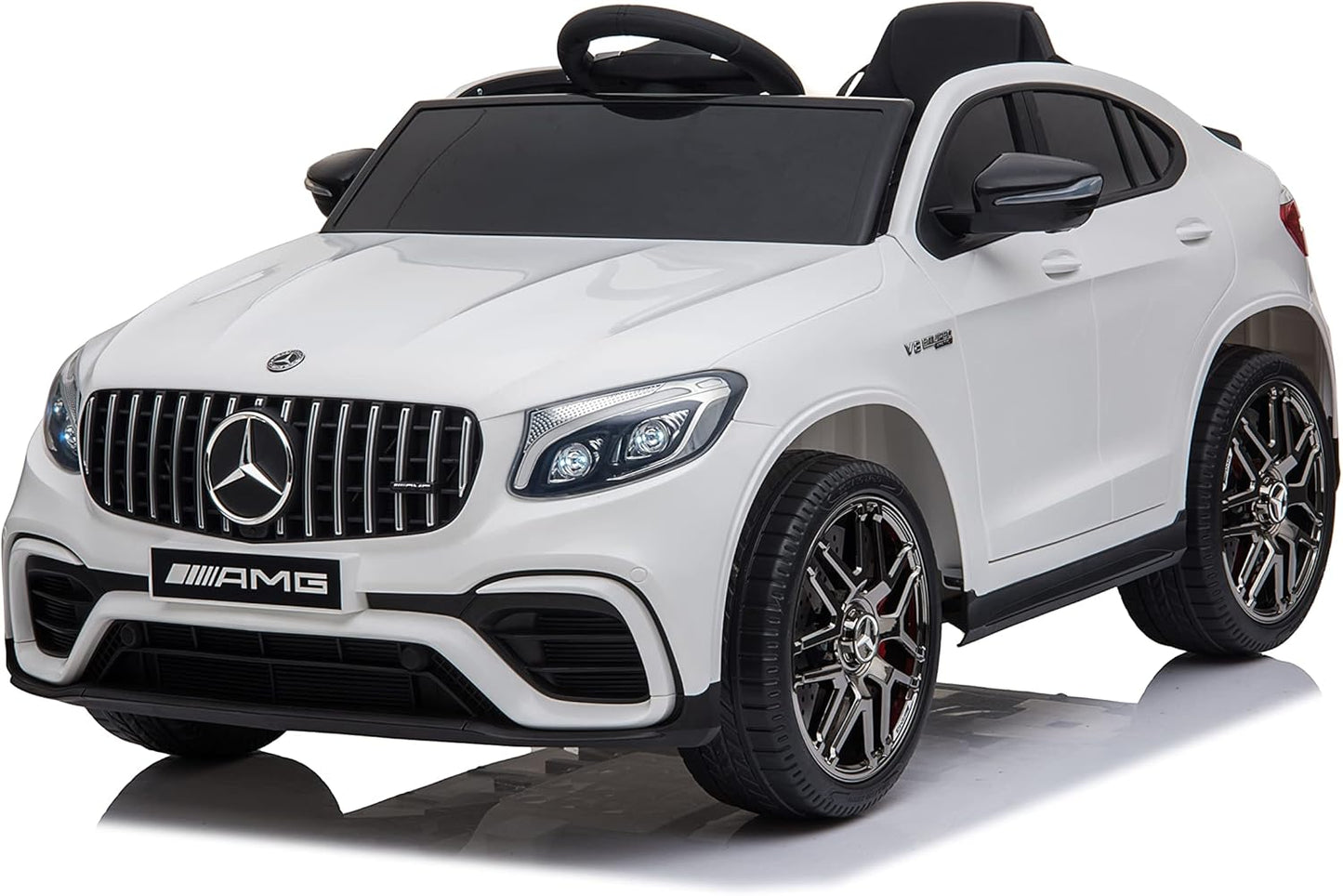 Mercedes GLC 12V per Bambini - SUV Elettrico con Licenza Ufficiale, MP4/TV, Telecomando e Sedili in Pelle