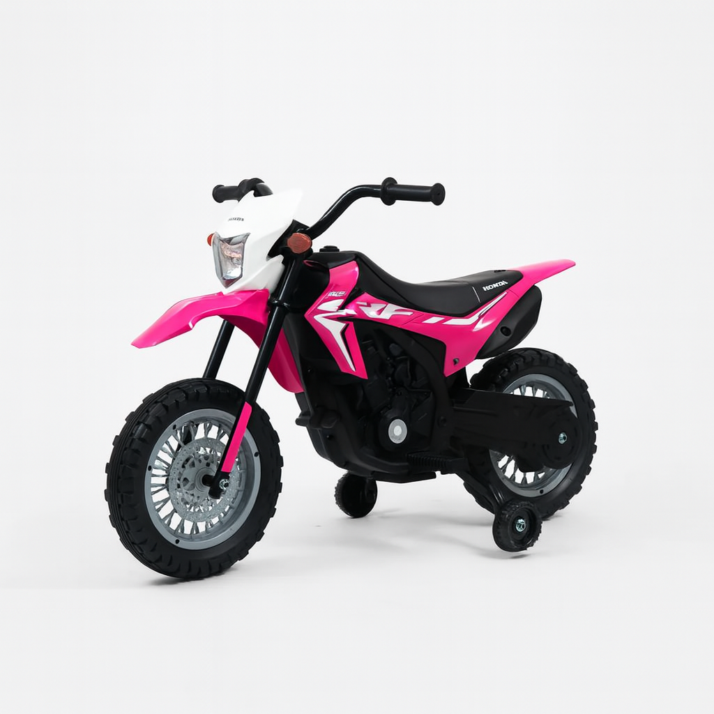 Honda CRF 250 Moto Elettrica per Bambini – Sedile in Pelle