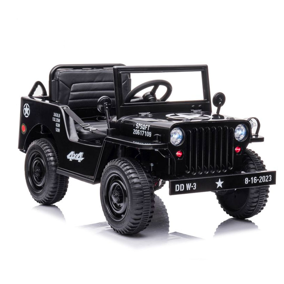 Jeep Military 4x4 Electric Car for Kids 12v