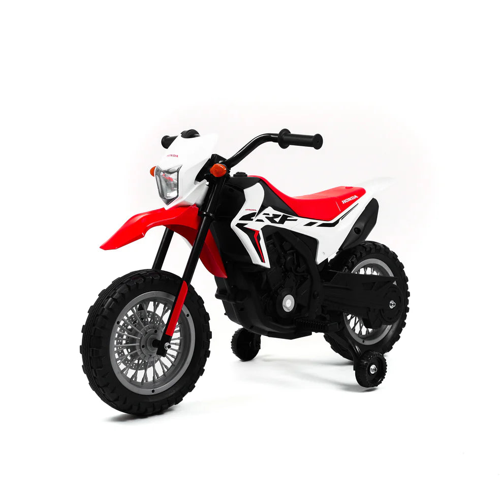 Honda CRF 250 Moto Elettrica per Bambini – Sedile in Pelle