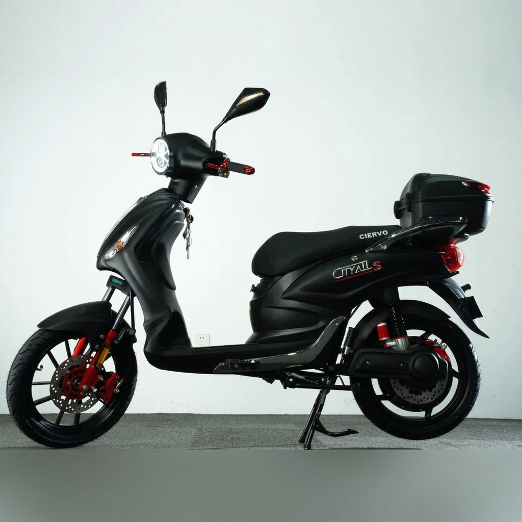 CITYALL V60 DURACEL Versione PREMIUM Scooter/Motorino Elettrico Luxury 1000W Omologato e Targabile 2 Posti con Batteria Litio 60V 31Ah – Ammortizzatori Posteriori a Gas, Autonomia fino a 60 Km, Bluetooth, NFC, Full Optional