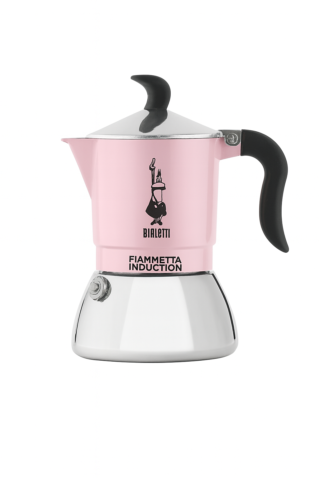 Bialetti Fiammetta Induction 2 Tazze – Caffettiera per tutti i piani cottura Colori Pastello