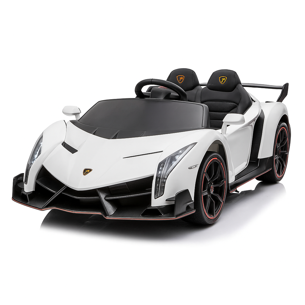 Lamborghini Veneno Elettrica per Bambini – 12V, Sedile in Pelle Full Optional