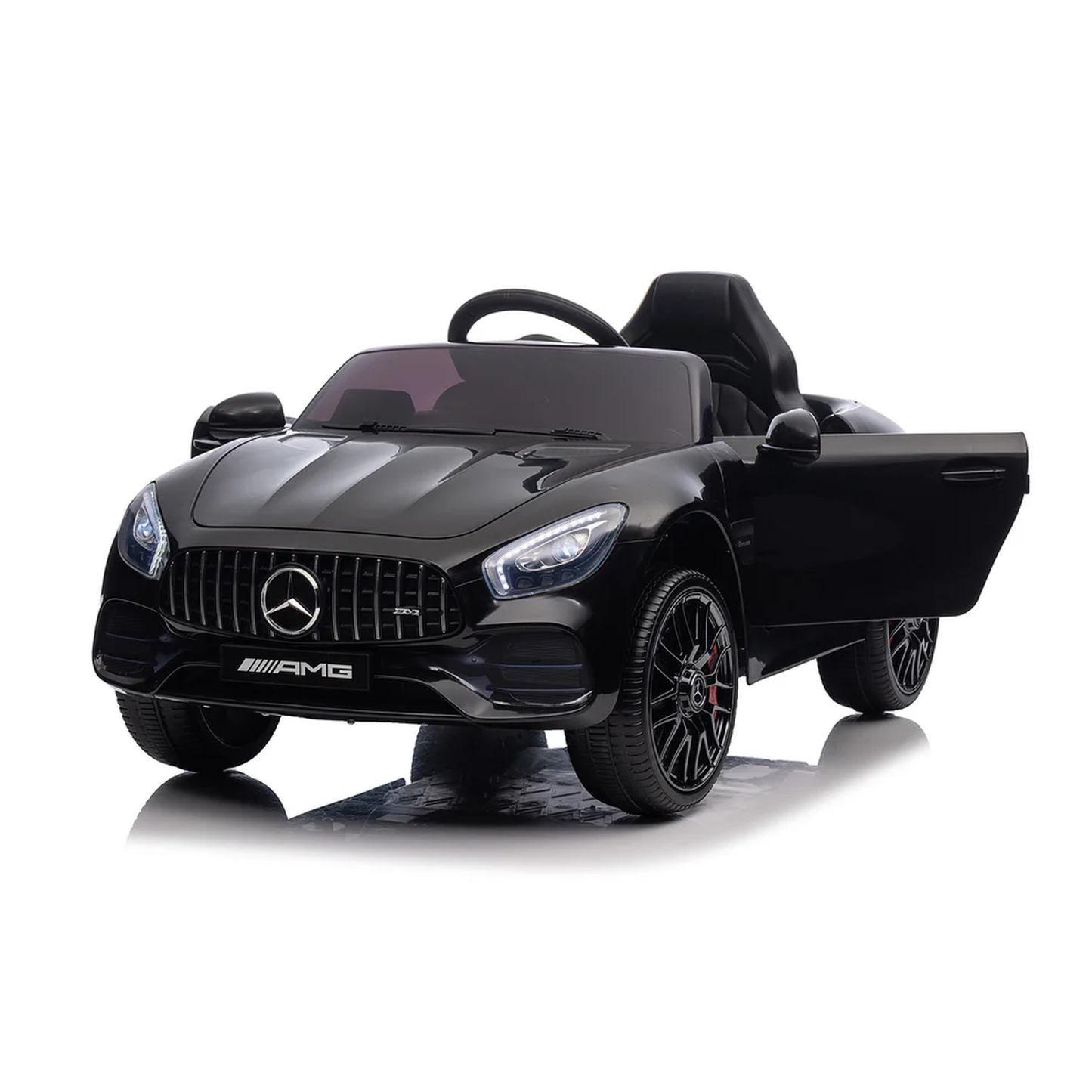 Mercedes GT per Bambini 12V – Sedile in Pelle, Telecomando, MP3/USB/AUX