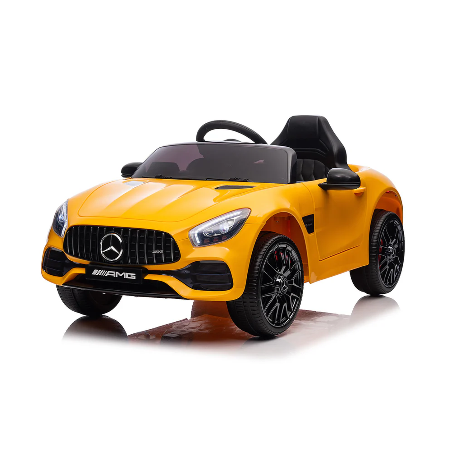 Mercedes GT per Bambini 12V – Sedile in Pelle, Telecomando, MP3/USB/AUX