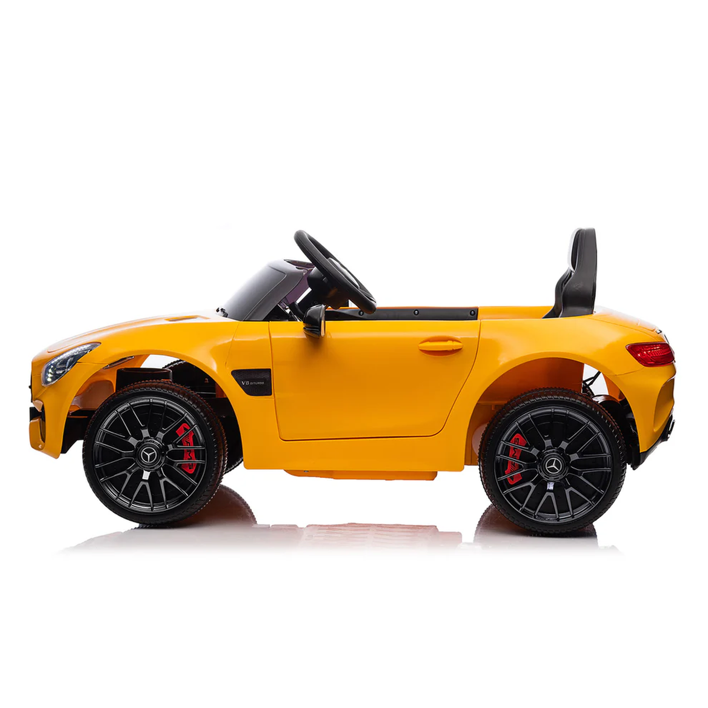 Mercedes GT per Bambini 12V – Sedile in Pelle, Telecomando, MP3/USB/AUX