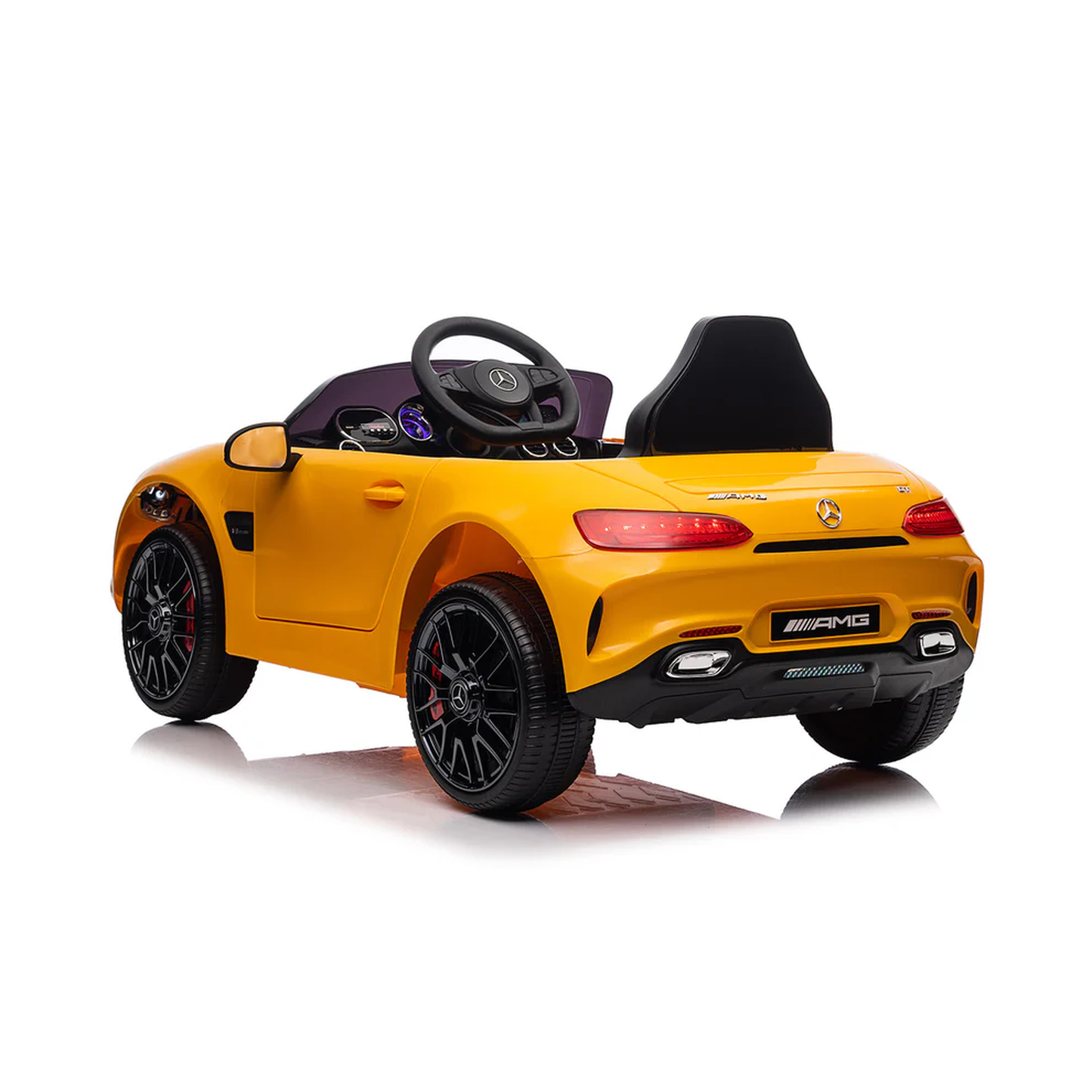 Mercedes GT per Bambini 12V – Sedile in Pelle, Telecomando, MP3/USB/AUX