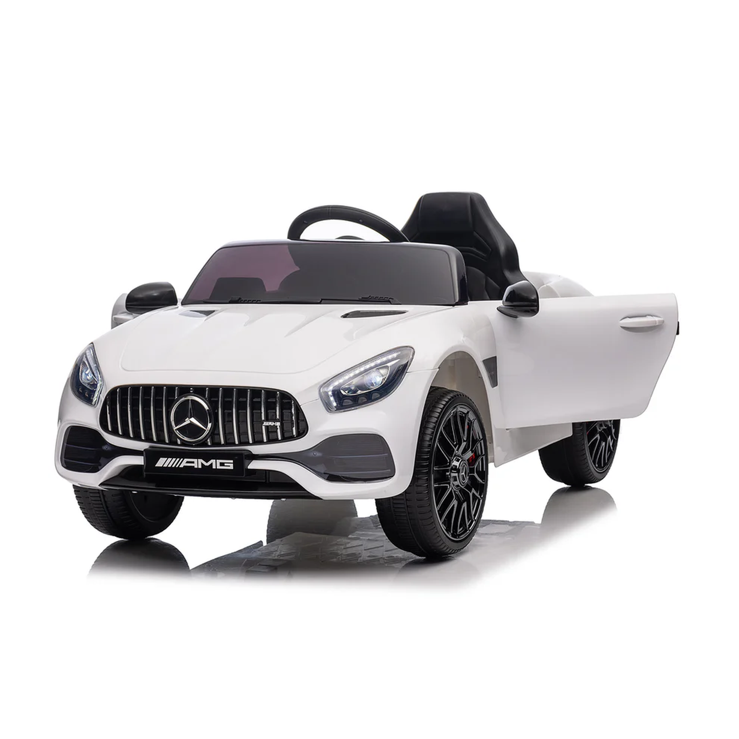 Mercedes GT per Bambini 12V – Sedile in Pelle, Telecomando, MP3/USB/AUX