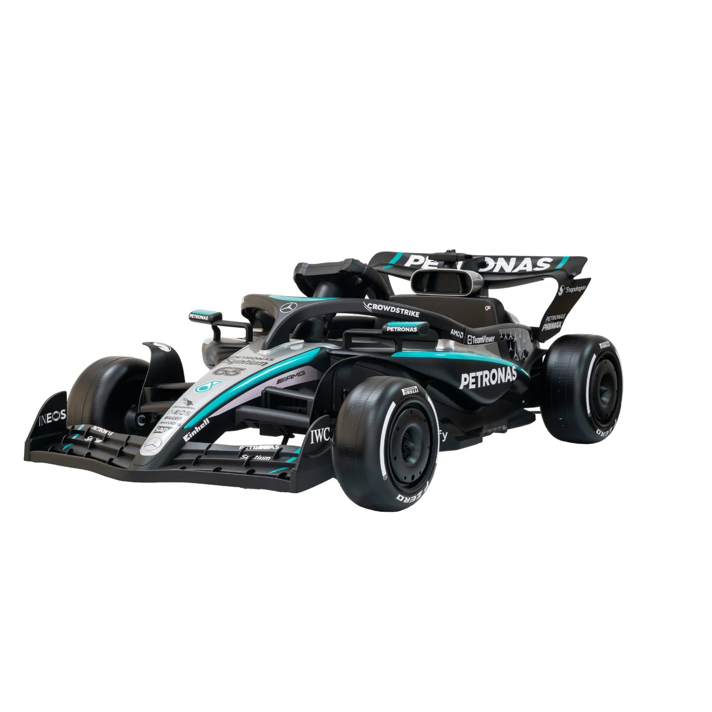 Mercedes F1 Auto Elettrica per Bambini 12V con Telecomando Parentale – Formula 1 Monoposto, Ruote EVA, MP3, Luci e Suoni