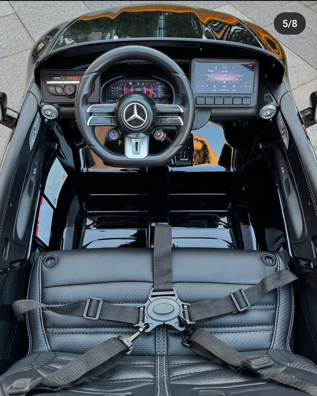 NOVITÀ Mercedes AMG SL63 Extralarge Macchina Elettrica per Bambini 24v Full Optional Potente 2 Motori da 200 Watt Ruote in Gomma