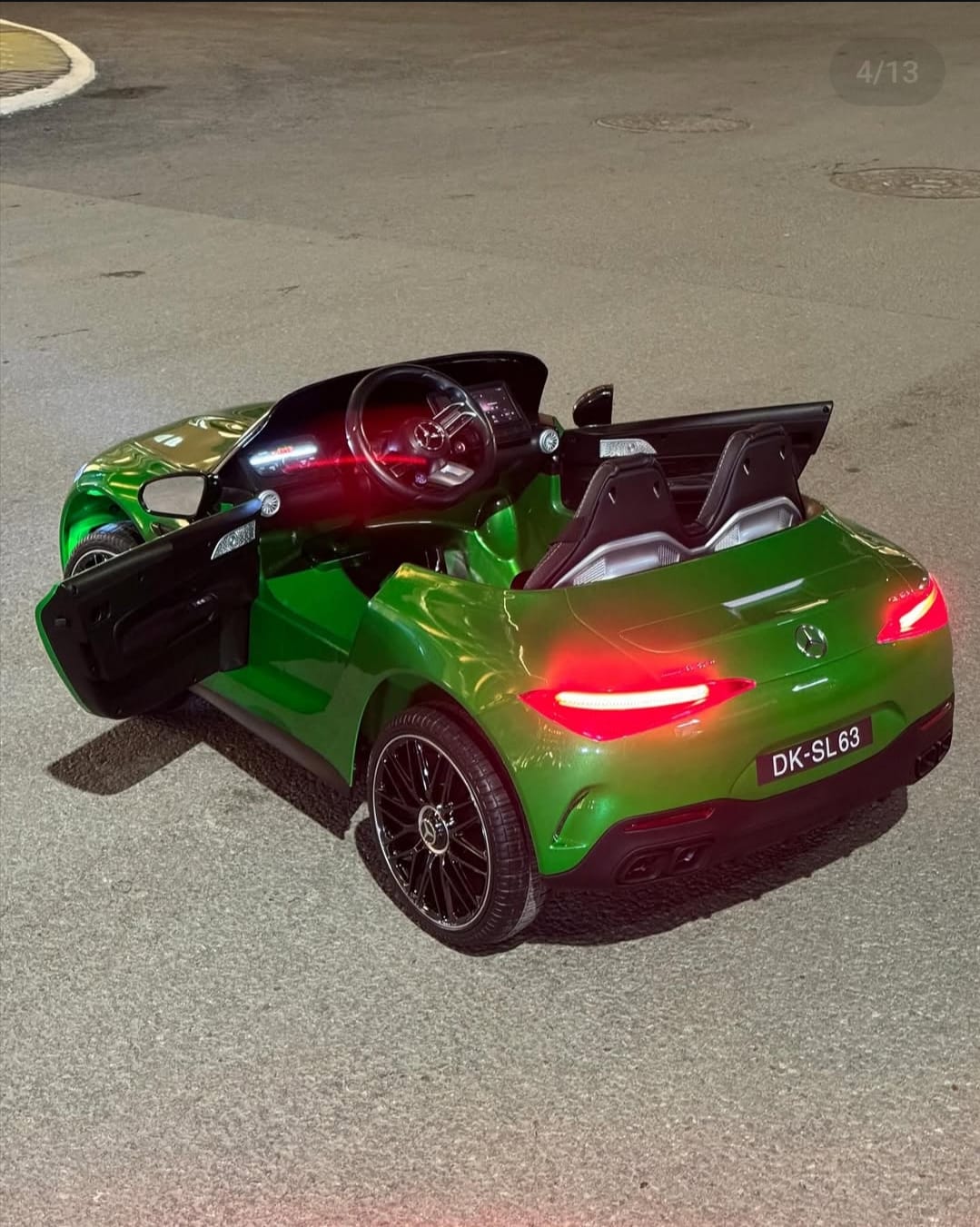 NOVITÀ Mercedes AMG SL63 Extralarge Macchina Elettrica per Bambini 24v Full Optional Potente 2 Motori da 200 Watt Ruote in Gomma