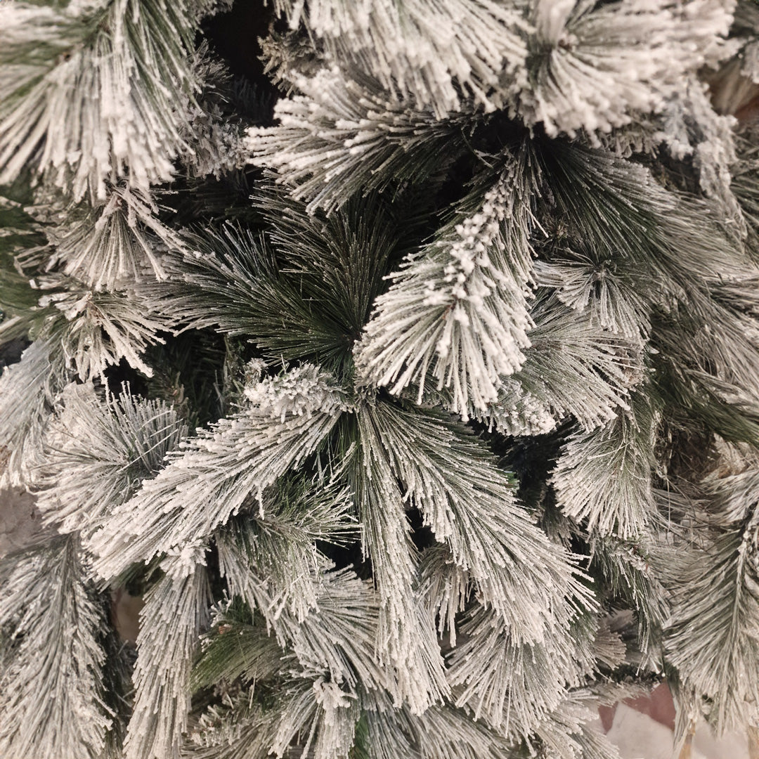 Albero di Natale Varie Dimensioni Aprica Innevato PVC Alta Qualità 150 / 180 / 210 / 240 cm Altezza