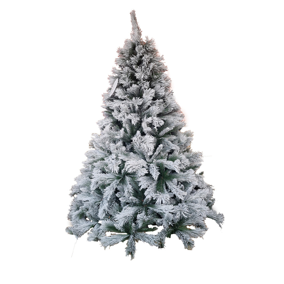Albero di Natale Varie Dimensioni Aprica Innevato PVC Alta Qualità 150 / 180 / 210 / 240 cm Altezza