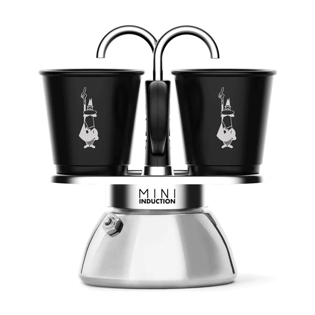 Mini Express Bialetti Induction + 2 Tazze - Design Innovativo per un Espresso Perfetto