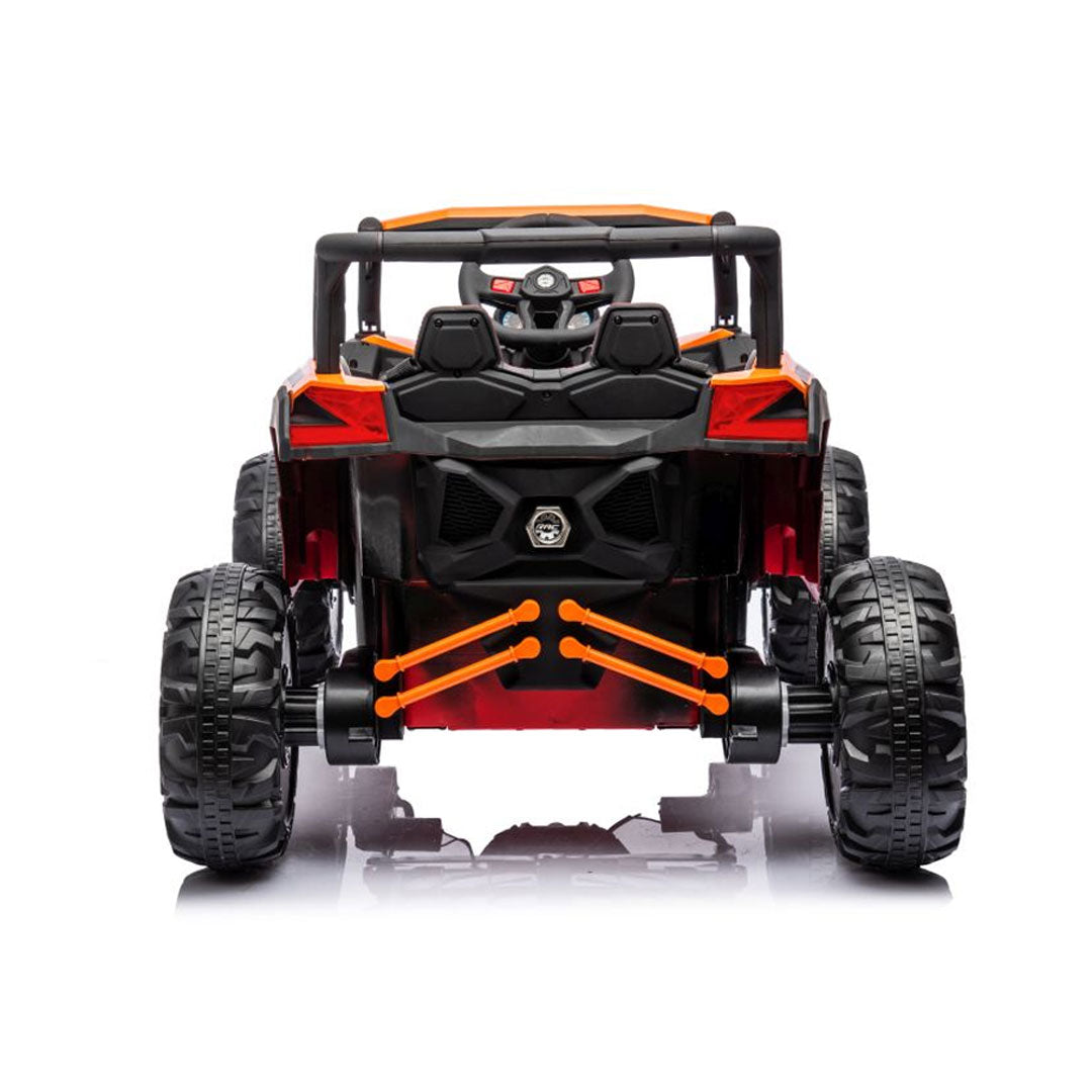 Buggy ALPINE Police Macchina Elettrica per Bambini 24V 4x4 da 90 watt FULL OPTIONAL Ruote In Gomma Bluetooth