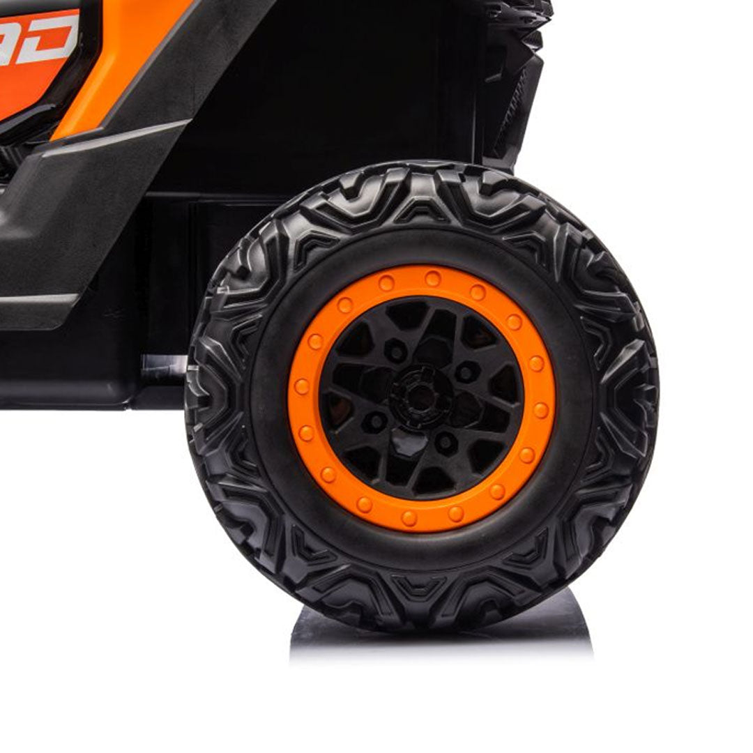Buggy ALPINE Police Macchina Elettrica per Bambini 24V 4x4 da 90 watt FULL OPTIONAL Ruote In Gomma Bluetooth