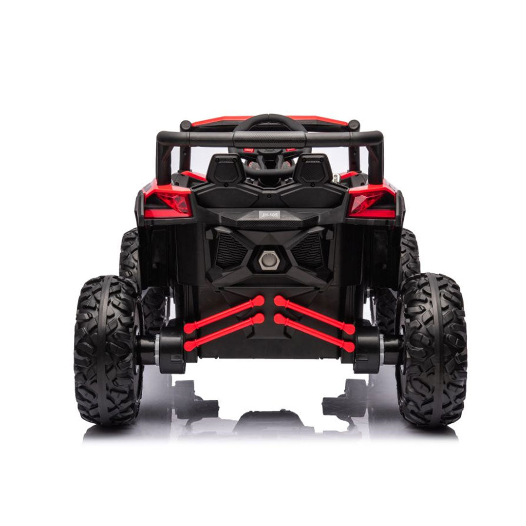 Buggy ALPINE Police Macchina Elettrica per Bambini 24V 4x4 da 90 watt FULL OPTIONAL Ruote In Gomma Bluetooth