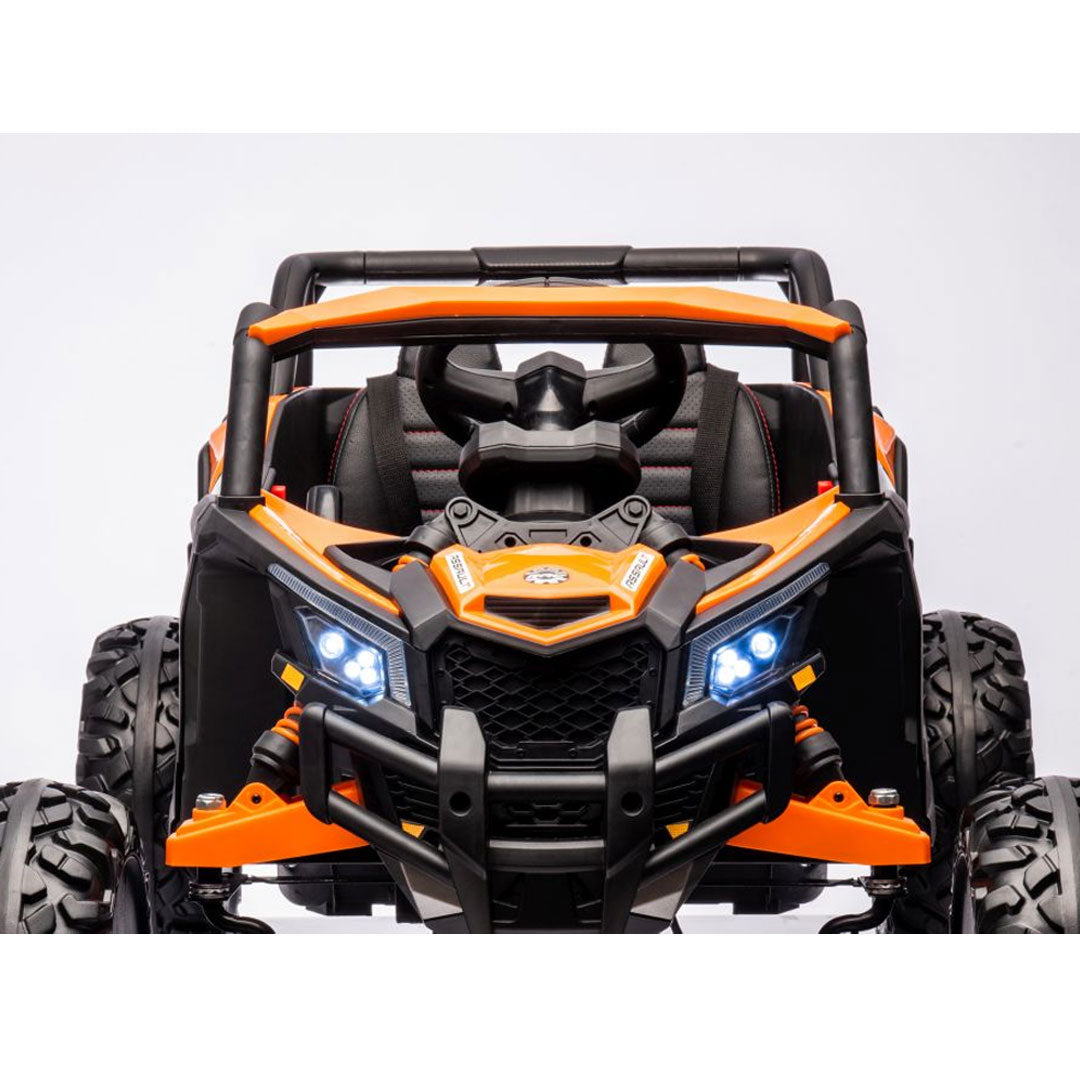 Buggy ALPINE Police Macchina Elettrica per Bambini 24V 4x4 da 90 watt FULL OPTIONAL Ruote In Gomma Bluetooth