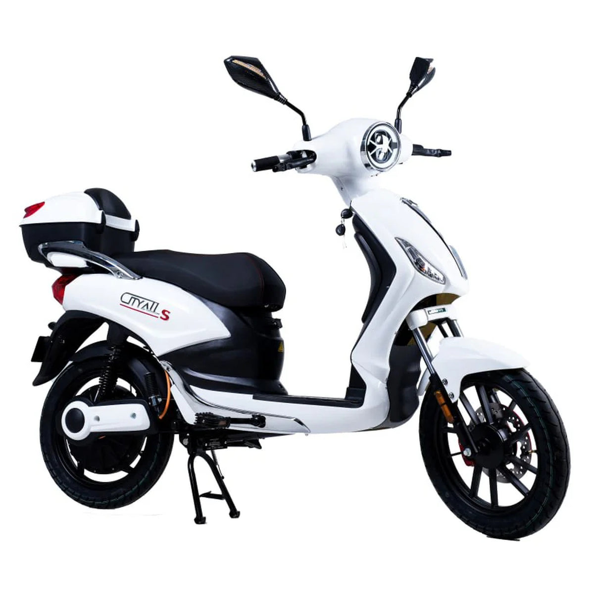 CityAll S Motorino Elettrico 1000W Bianco Lucido – Scooter Elettrico 60V 20Ah Omologabile Targabile Bluetooth NFC