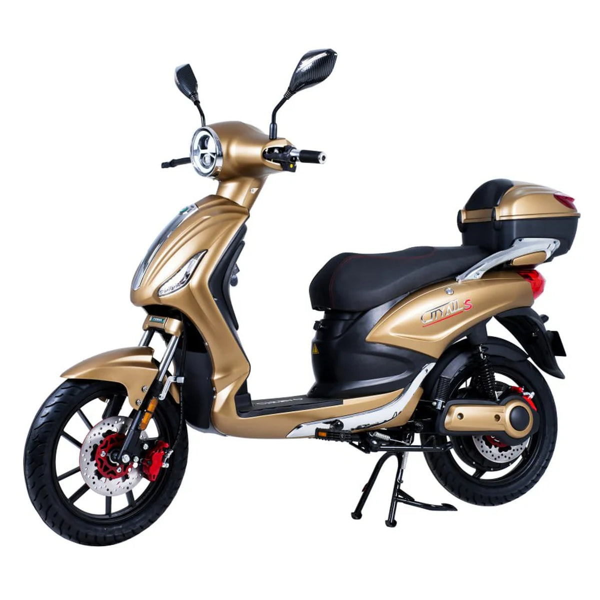 CityAll S Motorino Elettrico 1000W Gold – Scooter Elettrico 60V 20Ah Omologabile Targabile Bluetooth NFC